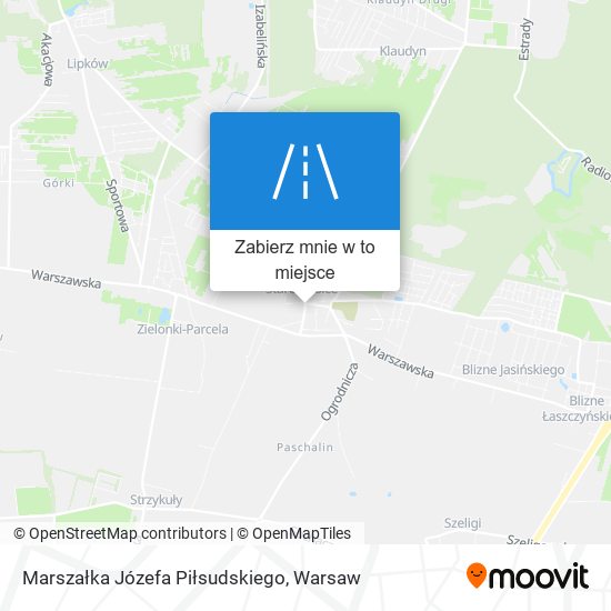 Mapa Marszałka Józefa Piłsudskiego