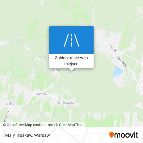 Mapa Mały Truskaw