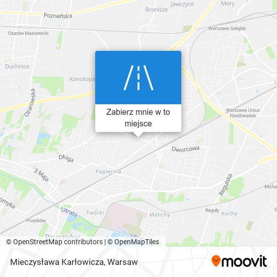 Mapa Mieczysława Karłowicza