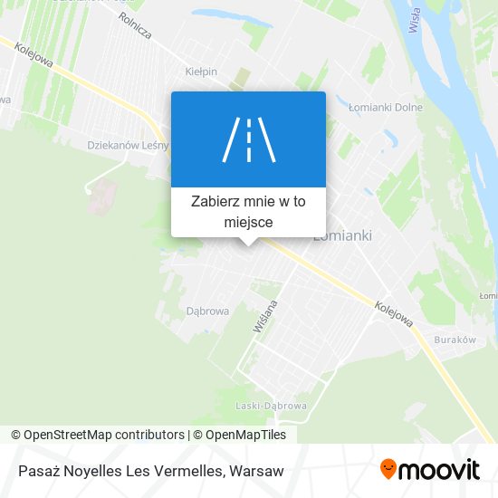 Mapa Pasaż Noyelles Les Vermelles