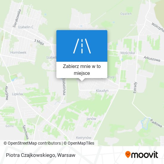 Mapa Piotra Czajkowskiego