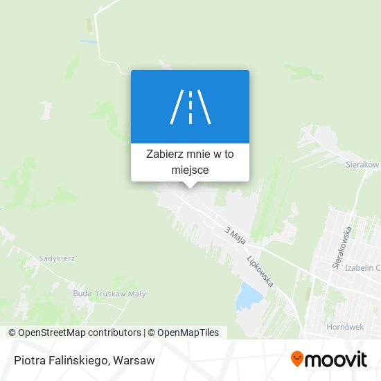 Mapa Piotra Falińskiego