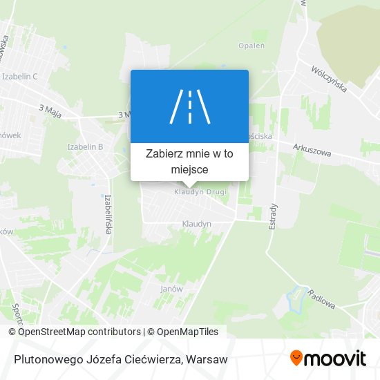 Mapa Plutonowego Józefa Ciećwierza