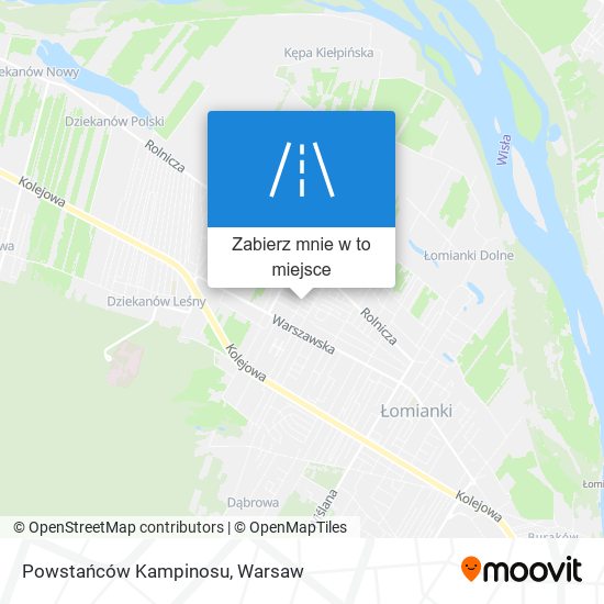 Mapa Powstańców Kampinosu