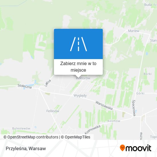 Mapa Przyleśna