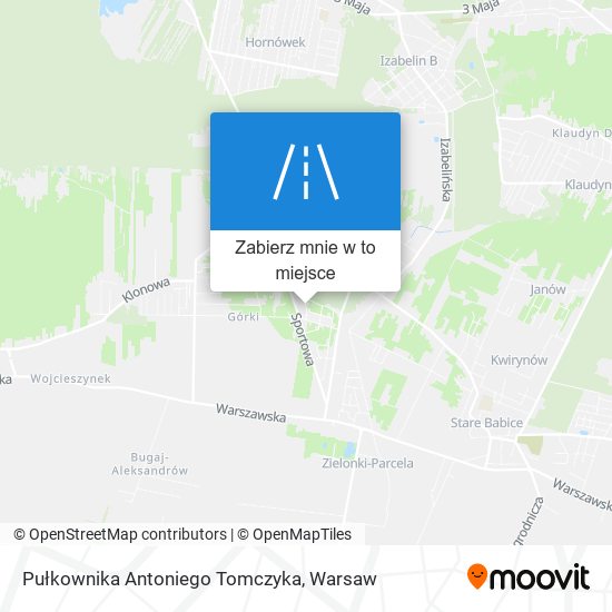 Mapa Pułkownika Antoniego Tomczyka