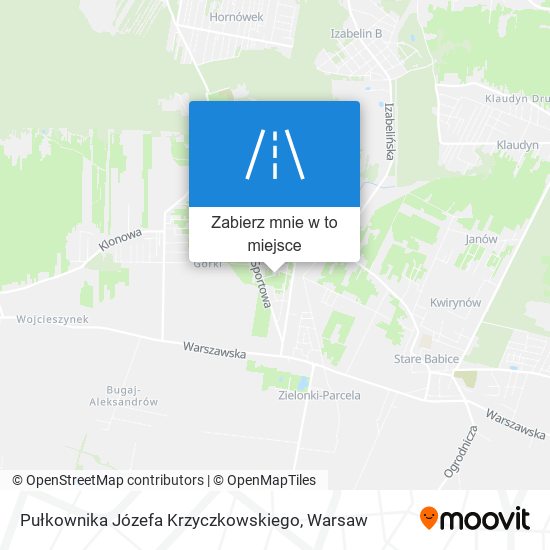 Mapa Pułkownika Józefa Krzyczkowskiego