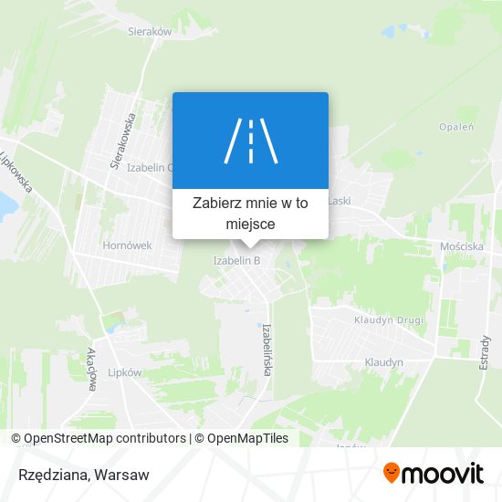 Mapa Rzędziana