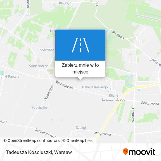 Mapa Tadeusza Kościuszki