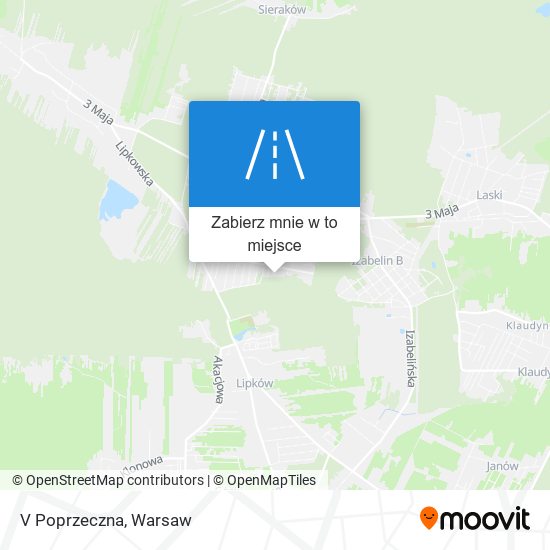 Mapa V Poprzeczna