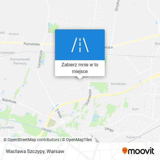 Mapa Wacława Szczypy