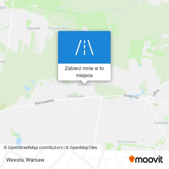 Mapa Wesoła