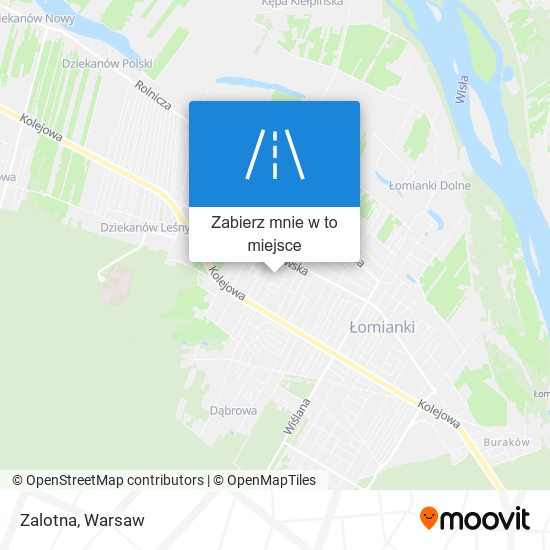 Mapa Zalotna