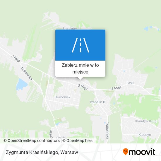 Mapa Zygmunta Krasińskiego