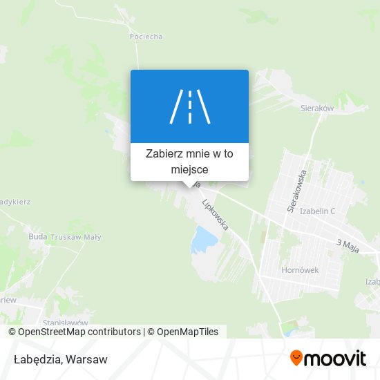 Mapa Łabędzia