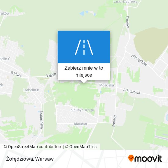 Mapa Żołędziowa