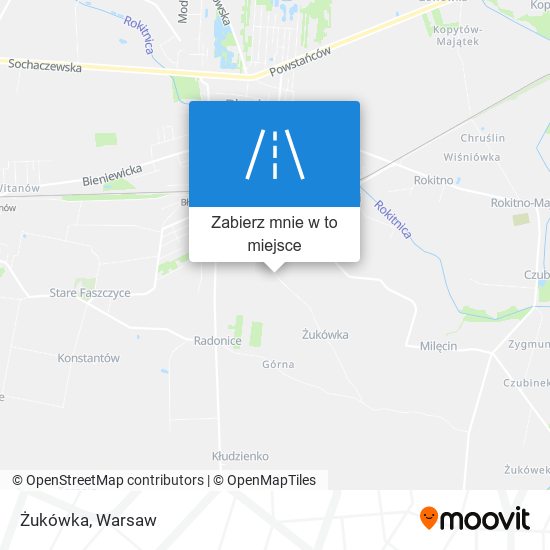 Mapa Żukówka