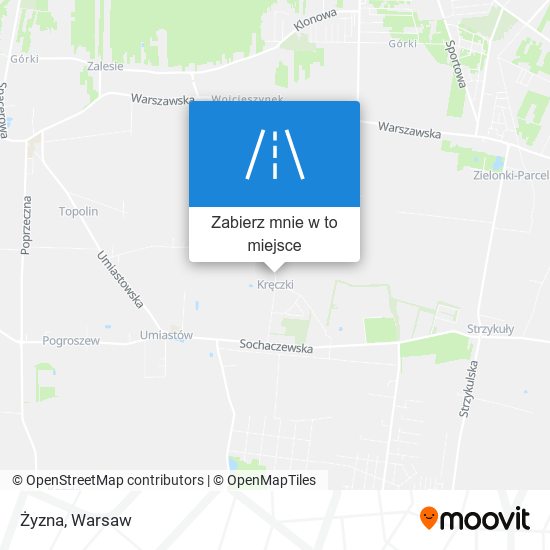 Mapa Żyzna