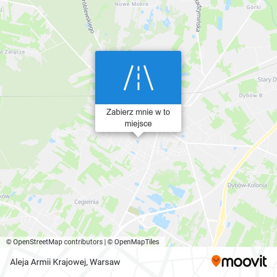 Mapa Aleja Armii Krajowej