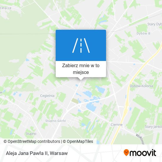 Mapa Aleja Jana Pawła II