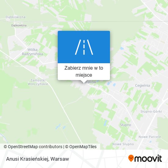 Mapa Anusi Krasieńskiej