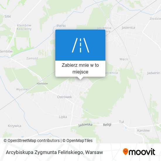 Mapa Arcybiskupa Zygmunta Felińskiego