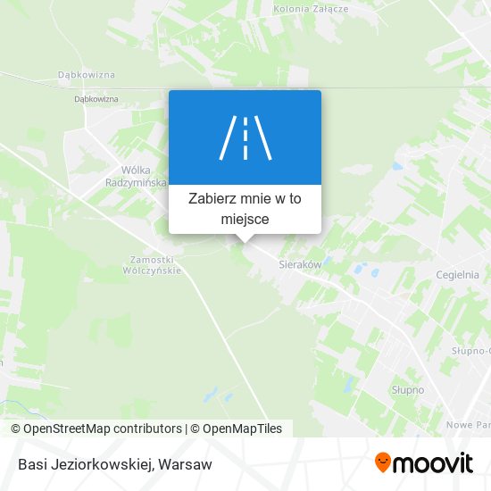 Mapa Basi Jeziorkowskiej