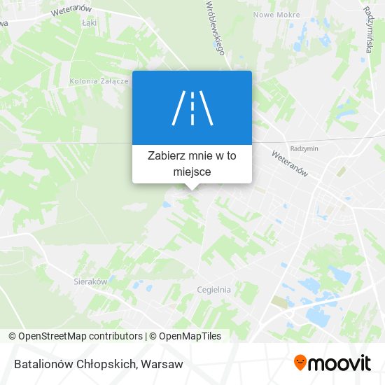 Mapa Batalionów Chłopskich