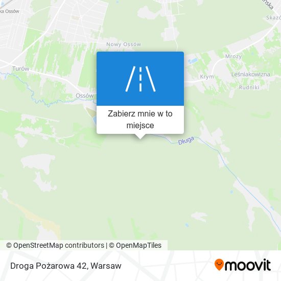 Mapa Droga Pożarowa 42