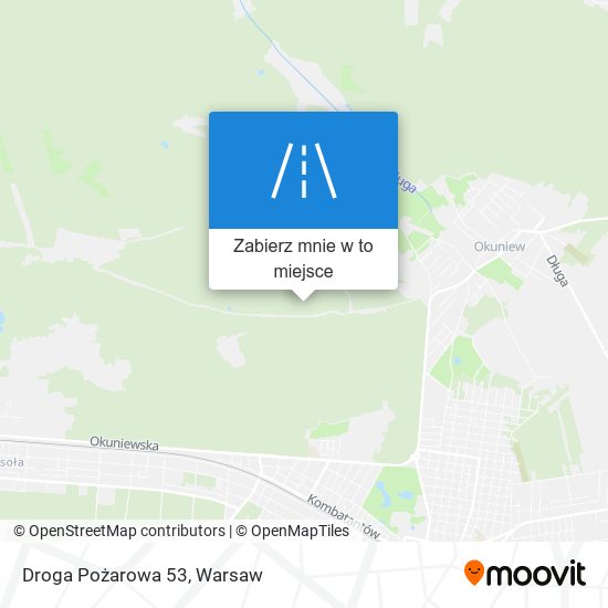 Mapa Droga Pożarowa 53