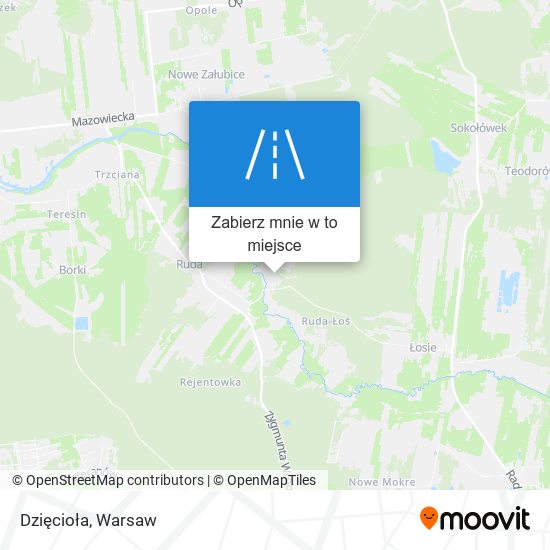 Mapa Dzięcioła