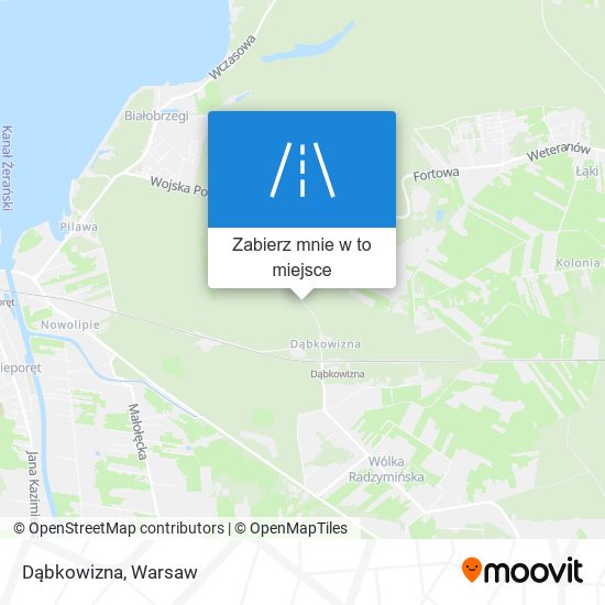 Mapa Dąbkowizna