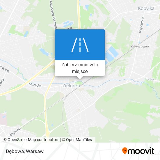 Mapa Dębowa