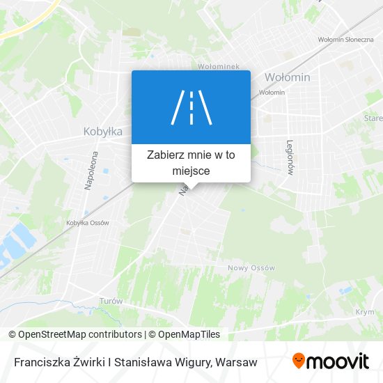 Mapa Franciszka Żwirki I Stanisława Wigury