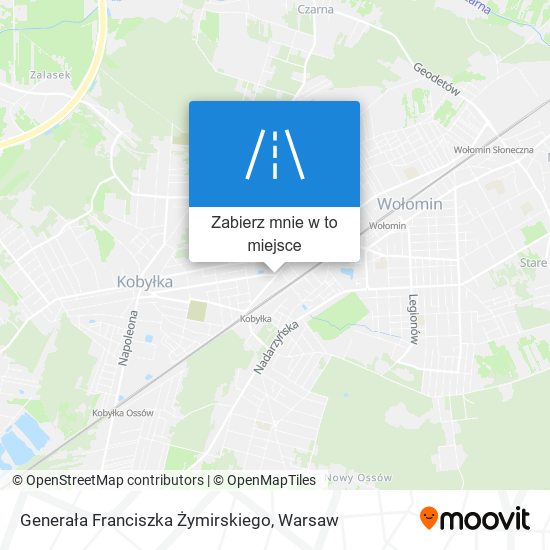 Mapa Generała Franciszka Żymirskiego