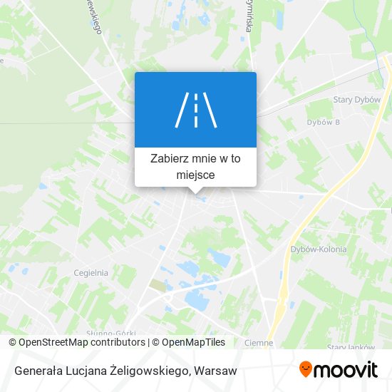 Mapa Generała Lucjana Żeligowskiego