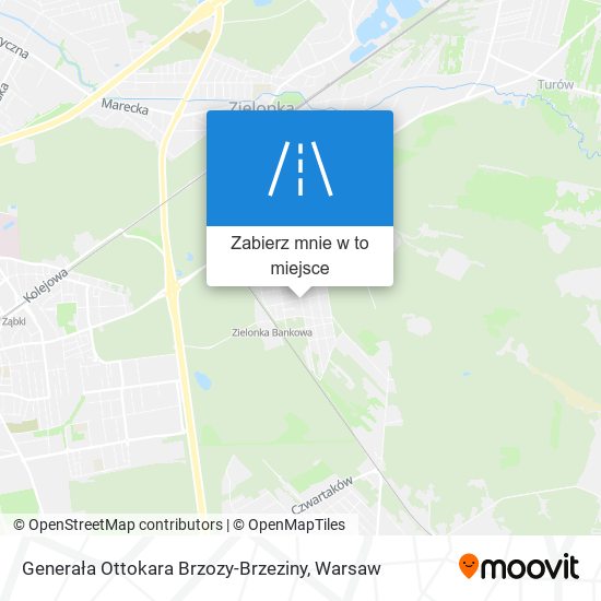 Mapa Generała Ottokara Brzozy-Brzeziny