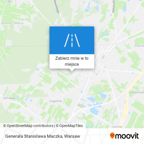 Mapa Generała Stanisława Maczka