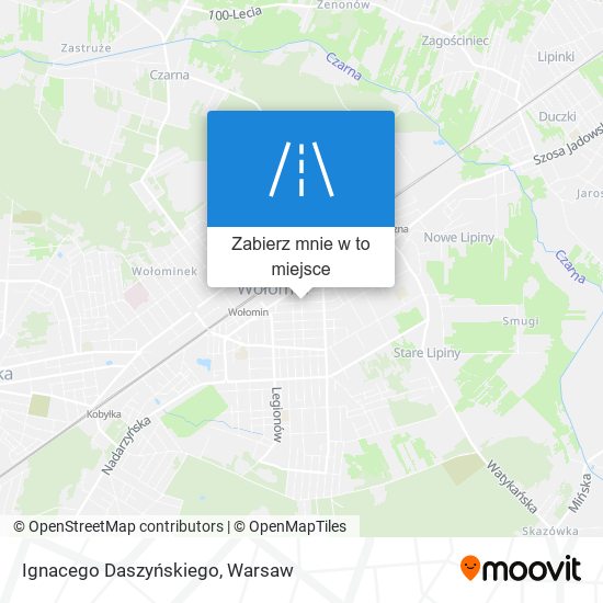 Mapa Ignacego Daszyńskiego