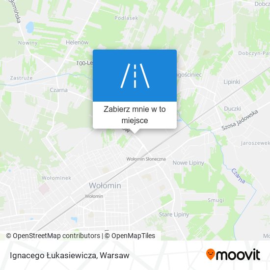 Mapa Ignacego Łukasiewicza