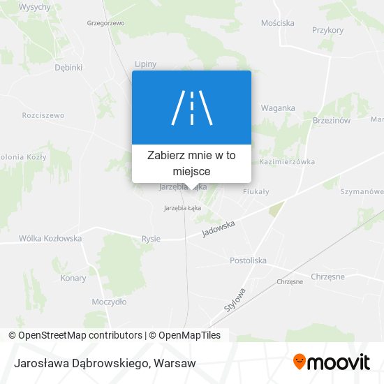 Mapa Jarosława Dąbrowskiego