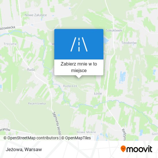 Mapa Jeżowa