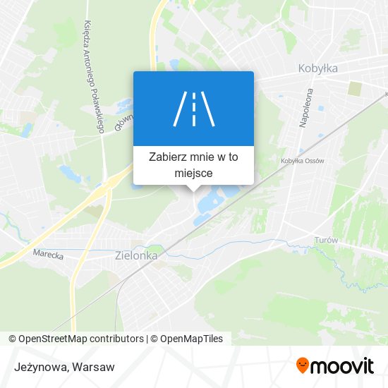 Mapa Jeżynowa