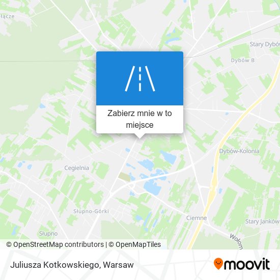 Mapa Juliusza Kotkowskiego