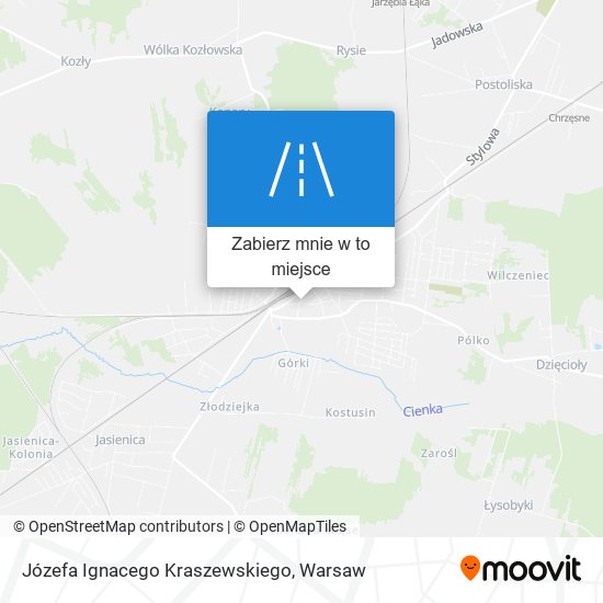 Mapa Józefa Ignacego Kraszewskiego