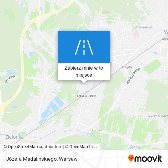 Mapa Józefa Madalińskiego