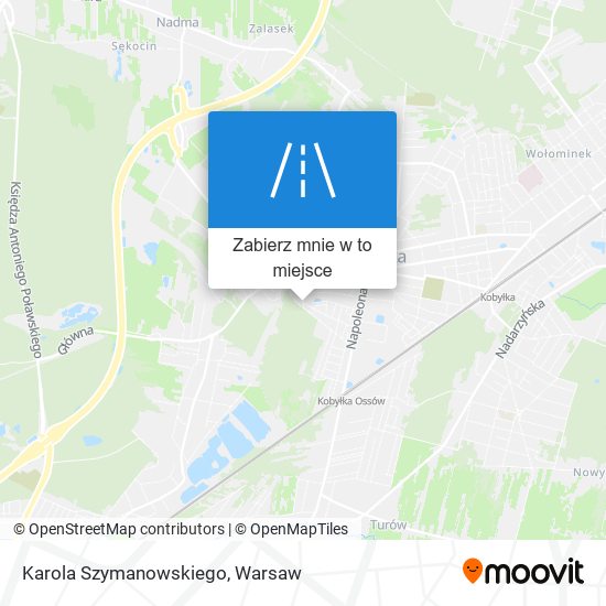 Mapa Karola Szymanowskiego