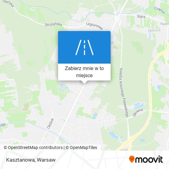 Mapa Kasztanowa