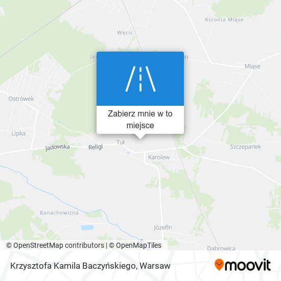 Mapa Krzysztofa Kamila Baczyńskiego