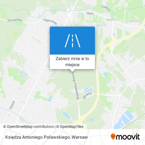 Mapa Księdza Antoniego Poławskiego